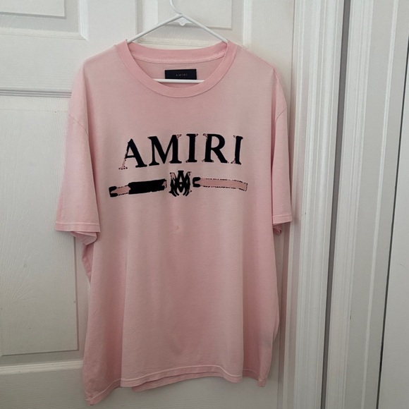 AMIRI Other - AMIRI Light Pink Logo T-Shirt